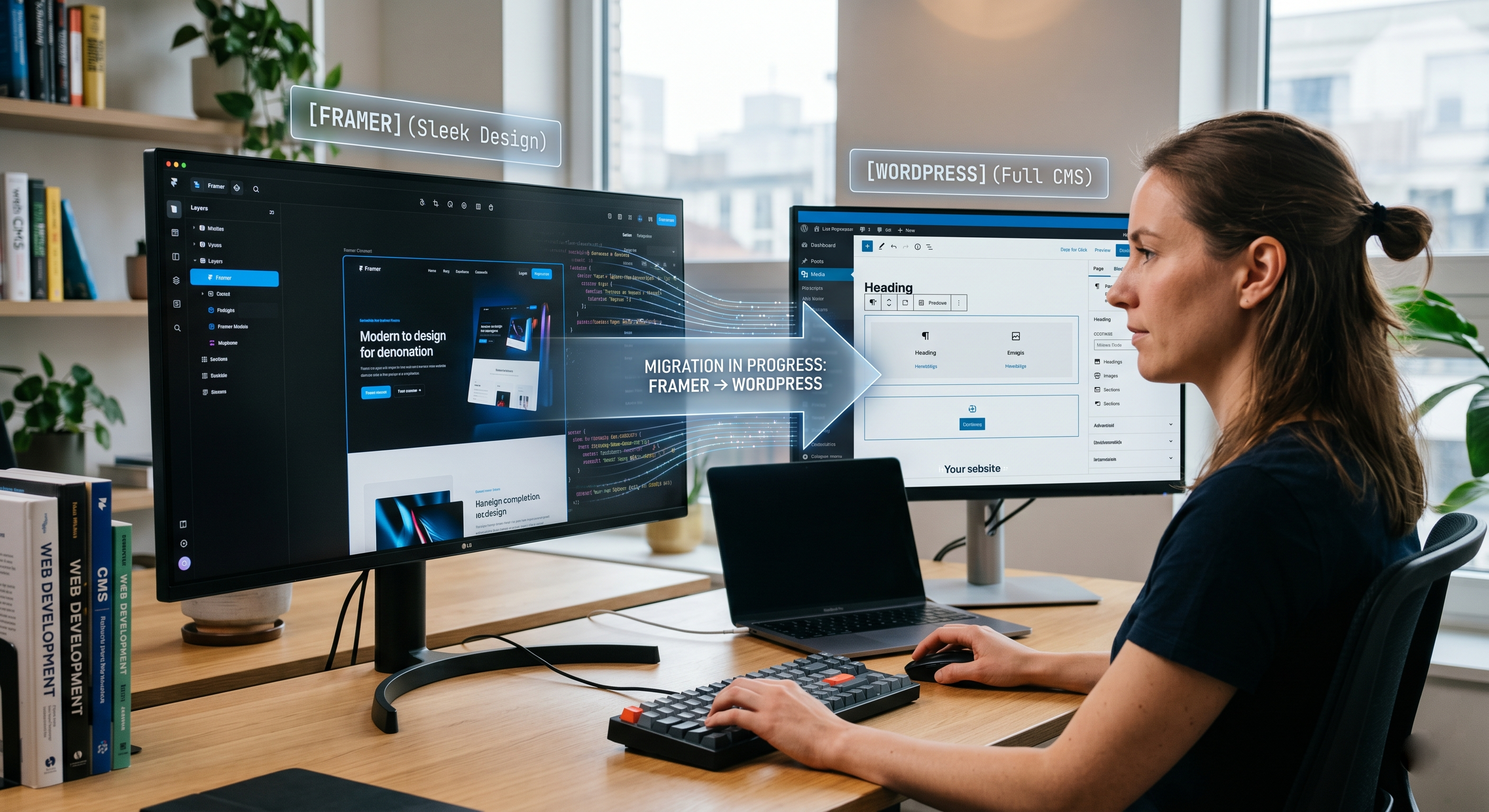 Premium Framer to WordPress Theme Conversion
